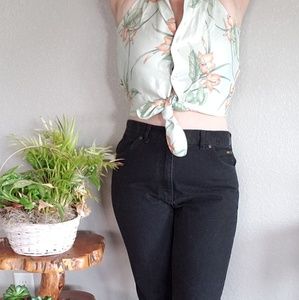 Tommy Bahama tie up blouse